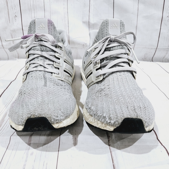MEN'S ADIDAS ULTRA BOOST GREY SIZE 9 - Picture 4 of 9